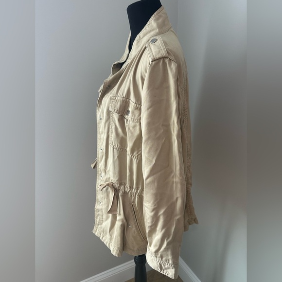 LOFT Beige Utility Jacket - Picture 3 of 7